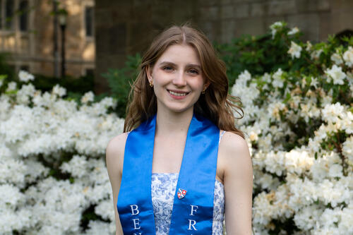 Holmes Pearson and McClintock Prize Winner Grace Ellis '25